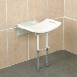 Siege de douche mural standard